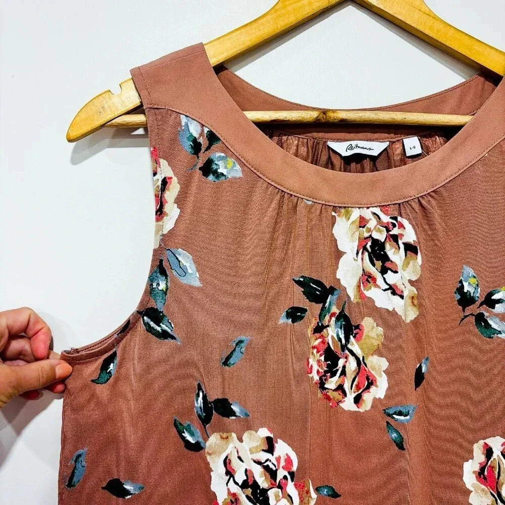 REITMANS Old pink  floral camisole - Picture 2 of 6